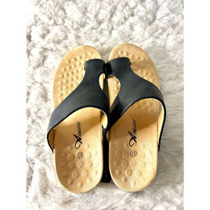 Athlefit Orthopedic Sandals for Women Flip Flops Thong Sandals Size 8.5